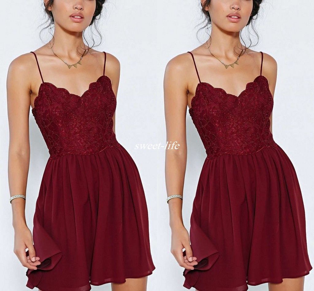 maroon short skirt