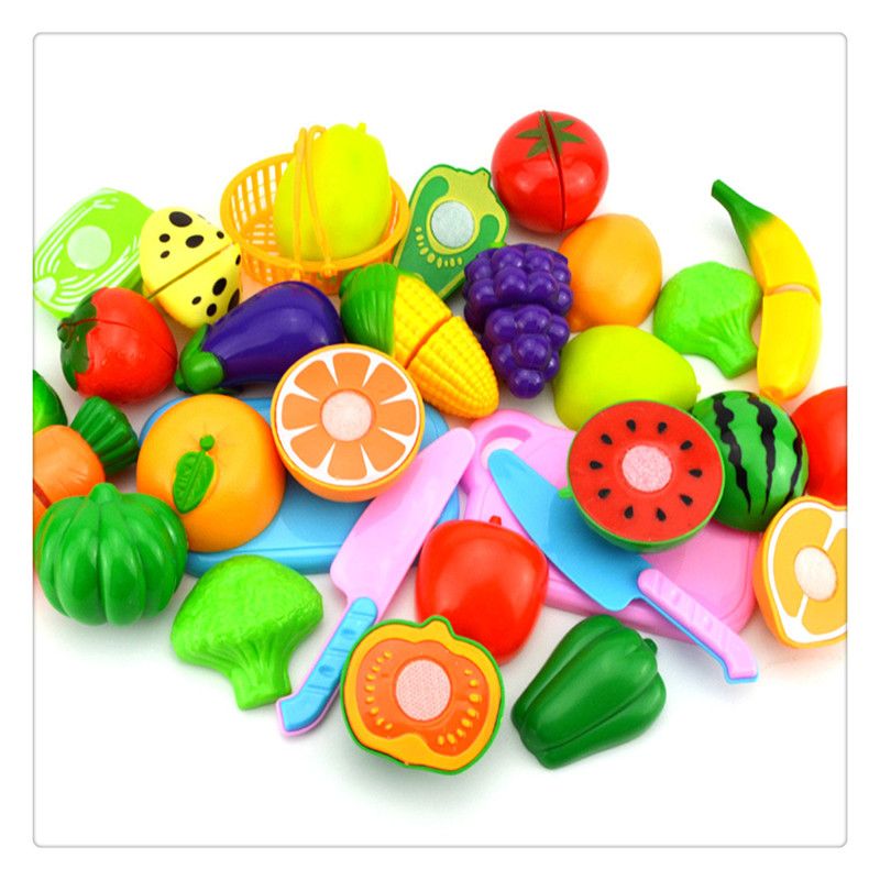 cutting play food set