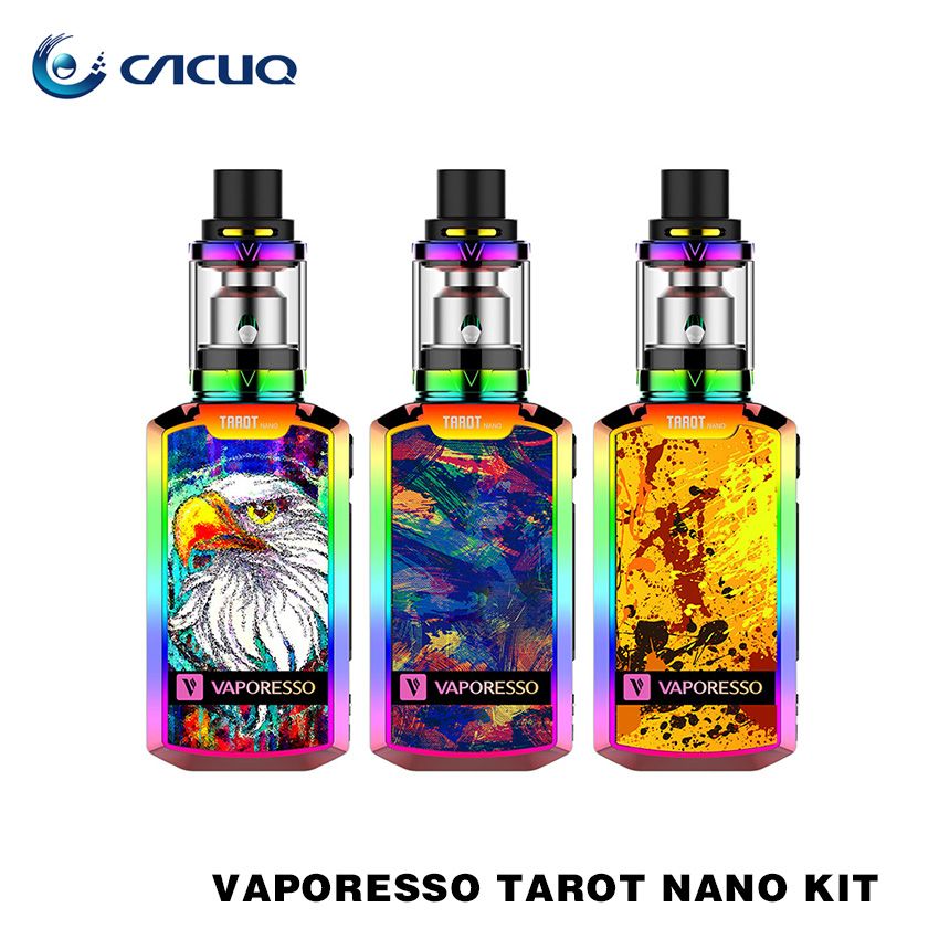 New Color Vaporesso Tarot Nano TC Kit with 2500mAh Battery capacity Truly Leak Free Design Vaporesso Tarot Nano TC Starter Kit