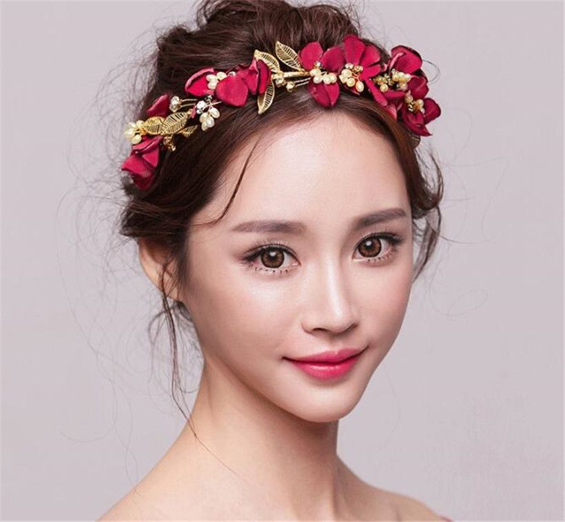 rose crown hair accessories