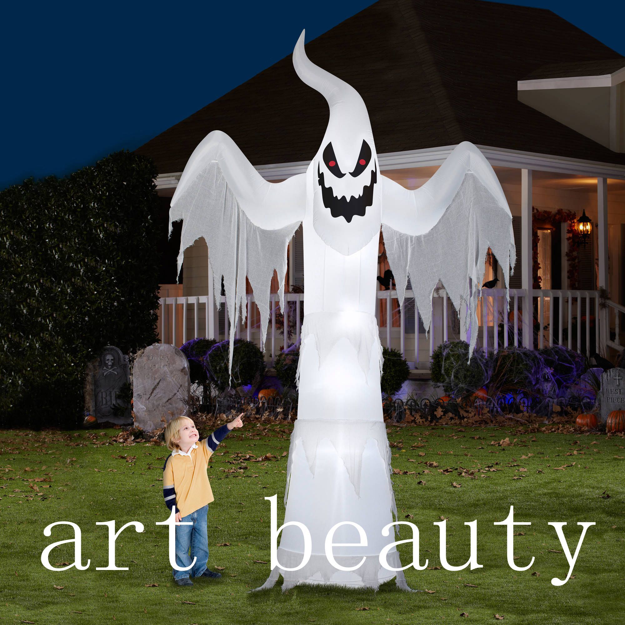 Cheap 12ft Halloween Horrible Inflatable Halloween Yard Decoration
