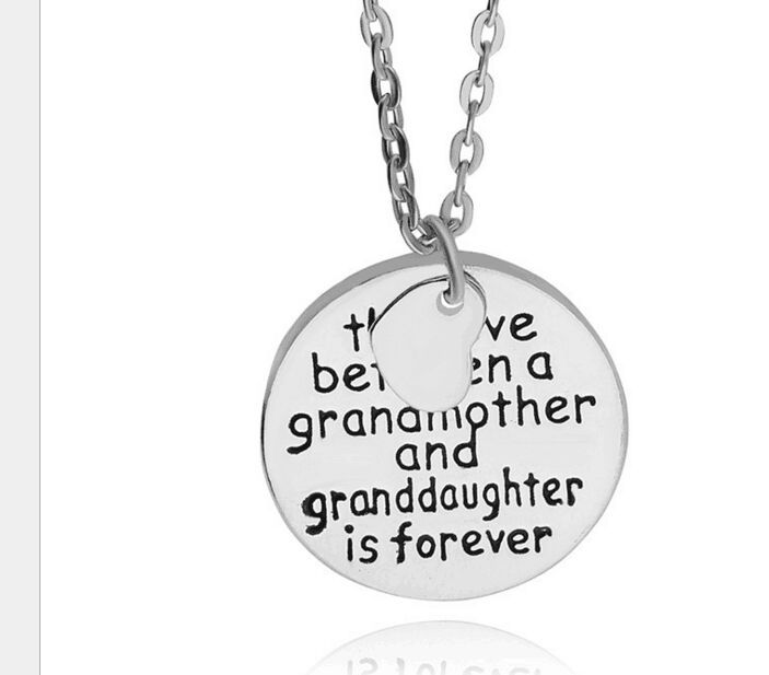 love between a grandmother and granddaughter necklace