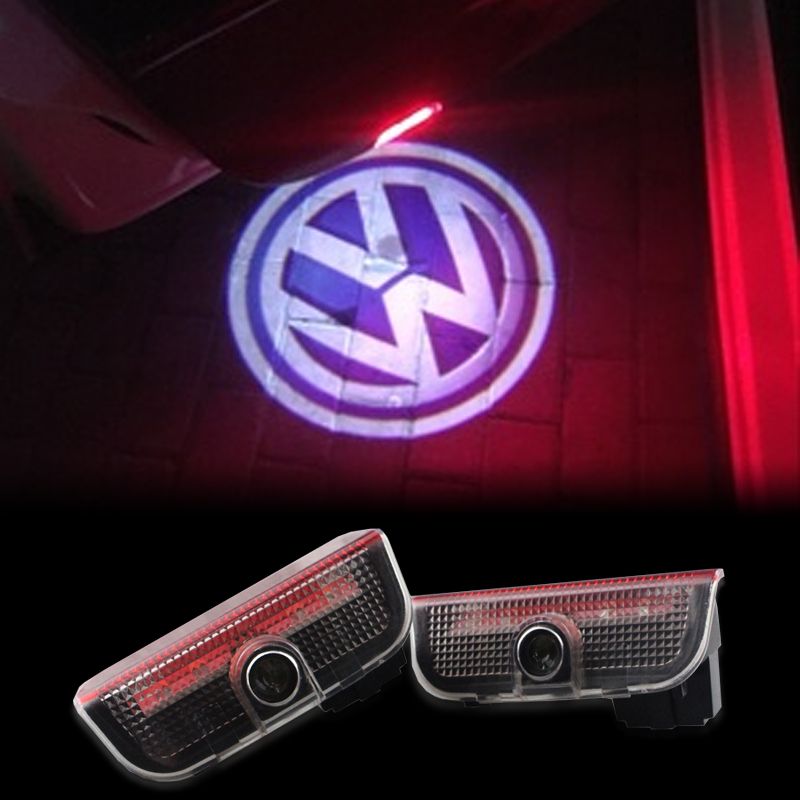 Car Door Light Warming Logo For Volkswagen TIGUAN CC Sharan LAMANDO Eos  Golf Ghost Shadow Laser Projector Welcome Lamp From Keyingzhu, $9.05