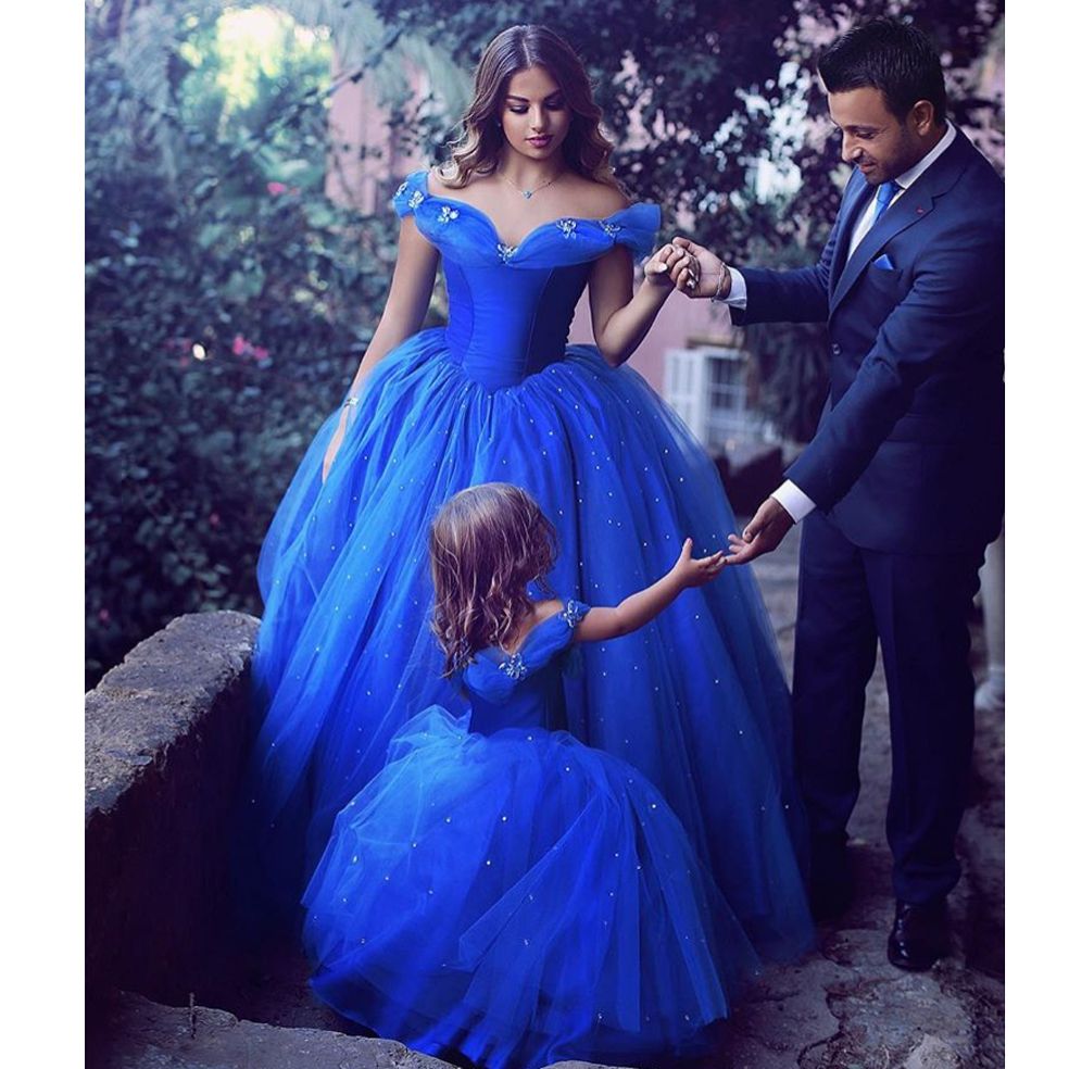 Cinderella Royal Blue Prom Dresses 2019 