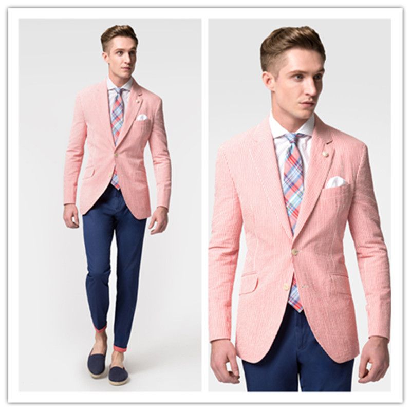 pink blazer men