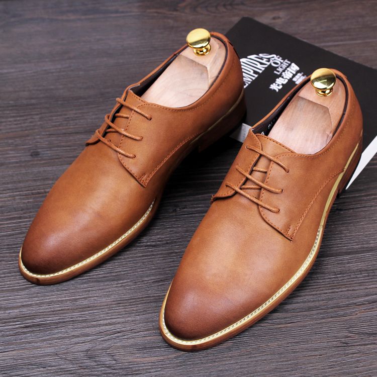 fashion men's breathable oxford casual shoes