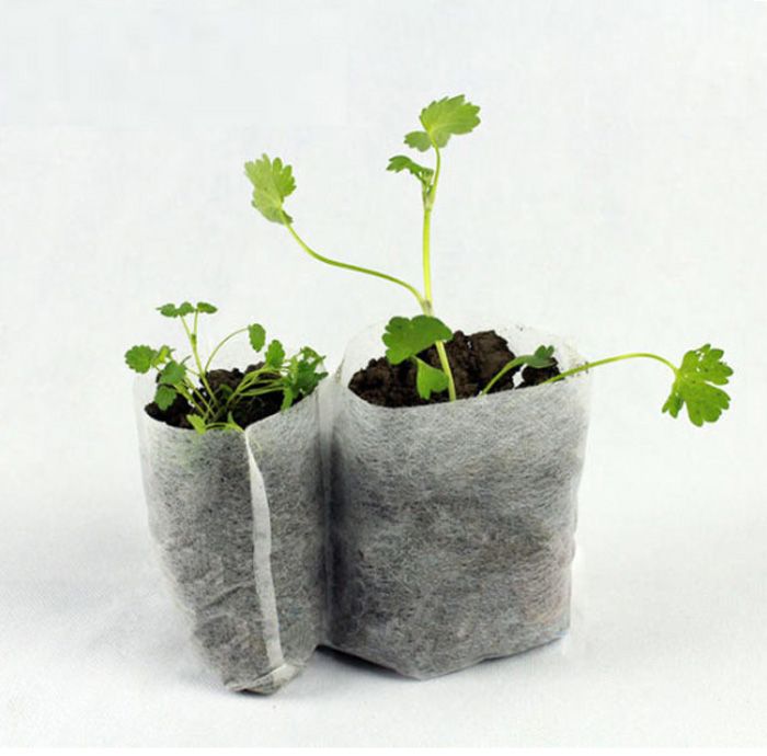 Seed Germinate Sprout Plant Cutting Clone Grow Pot Fabrics Bag Breathable 