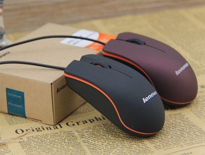Wholesale Lenovo M20 Mini Wired 3D Optical USB Gaming Mouse Mice For