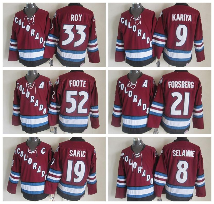 avalanche throwback jersey