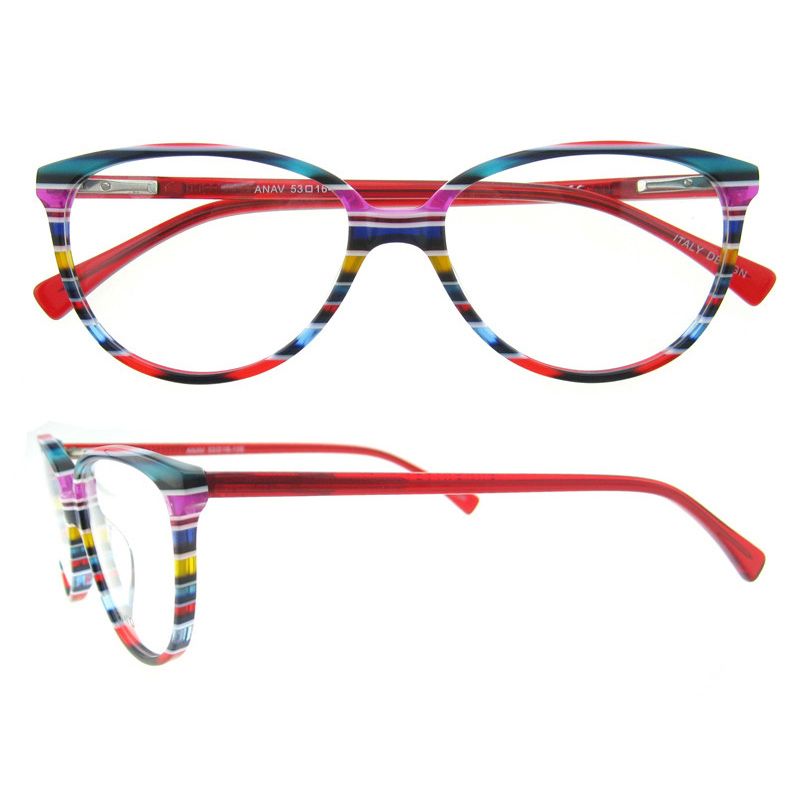 rainbow eyeglass frames
