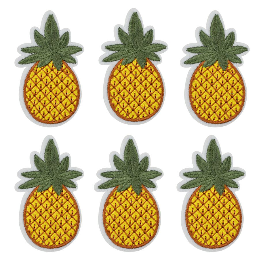 Pineapple Fruit Patches Badge For Clothing Iron Embroidered Patch