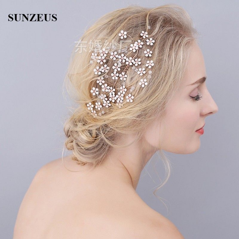 Luxury Flowers Vintage Hair Comb High Class Hand Made Bridal Head