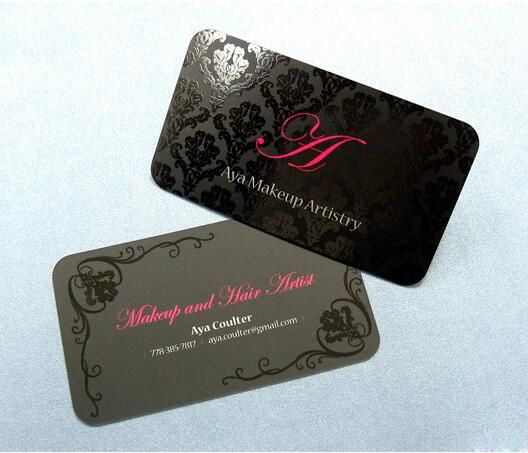 Custom Spot Uv Business Card Rounded Corners Matt Finish High