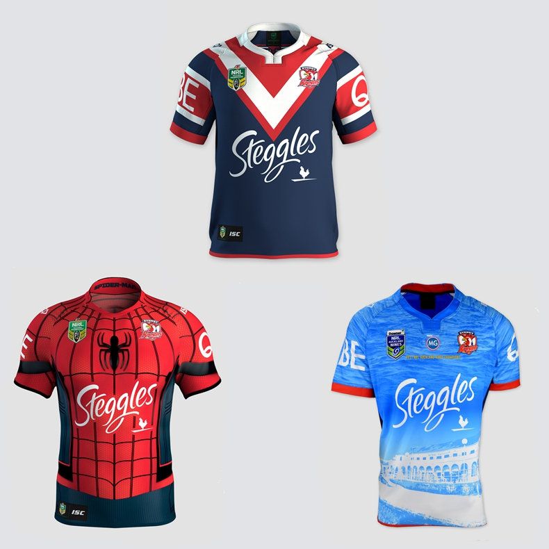 roosters spiderman jersey