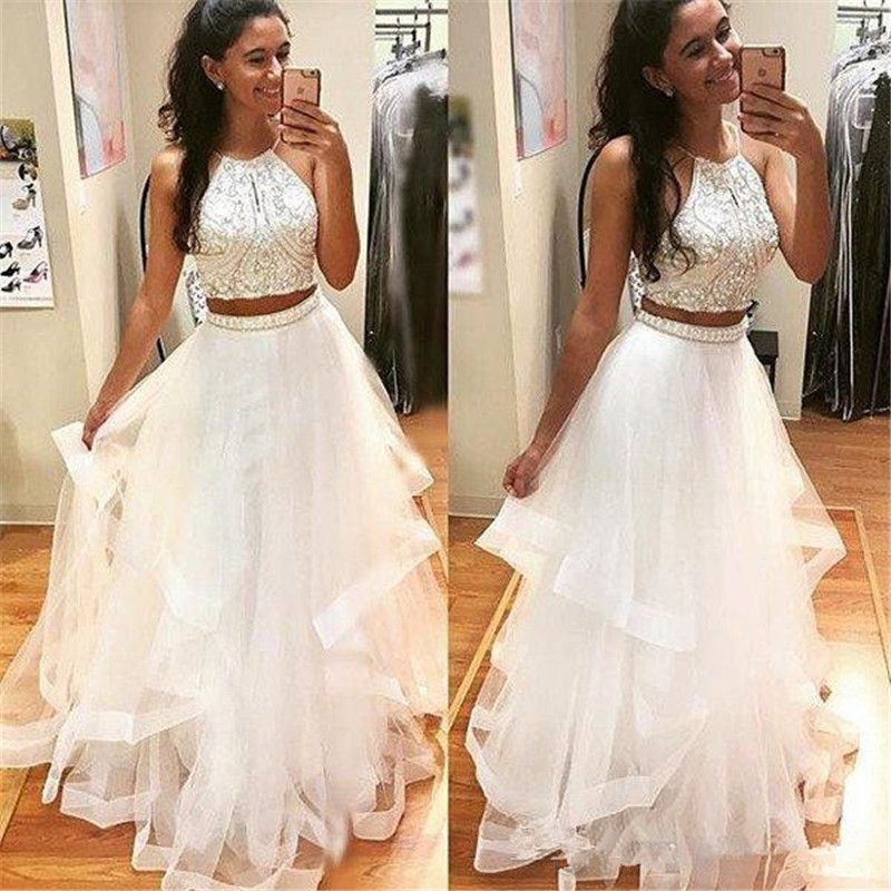 white prom gowns 2019