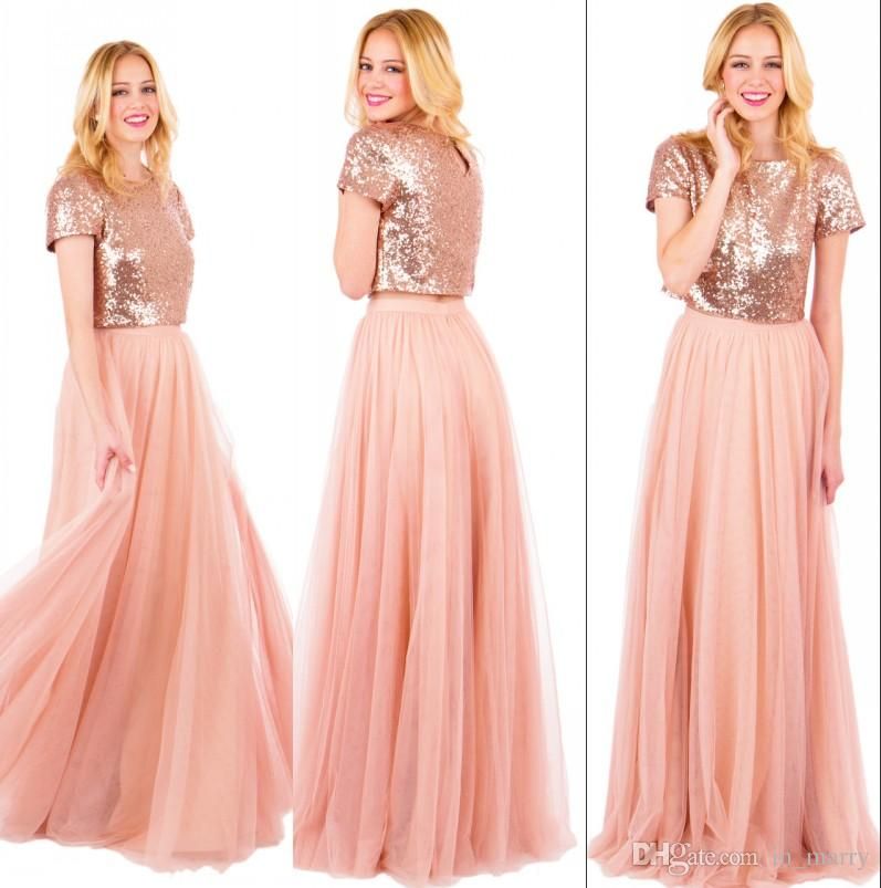 rose gold dresses for plus size