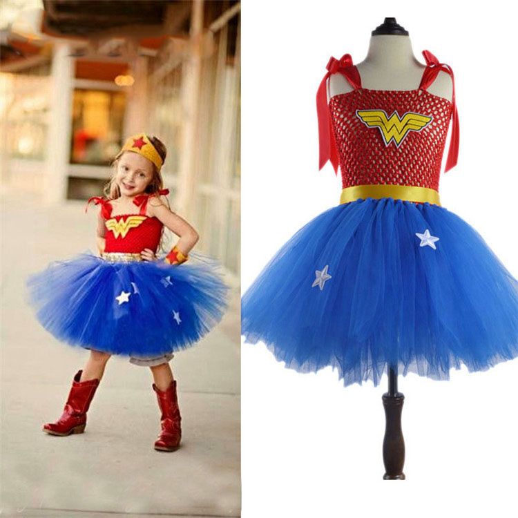 Farmacología dosis cascada Niñas bebés vestido de Halloween Wonder Woman vampire Witch cosplay traje de dibujos animados niños encaje Farmacología dosis cascada Niñas bebés vestido de Halloween Wonder Woman vampire Witch cosplay traje de dibujos animados niños encaje