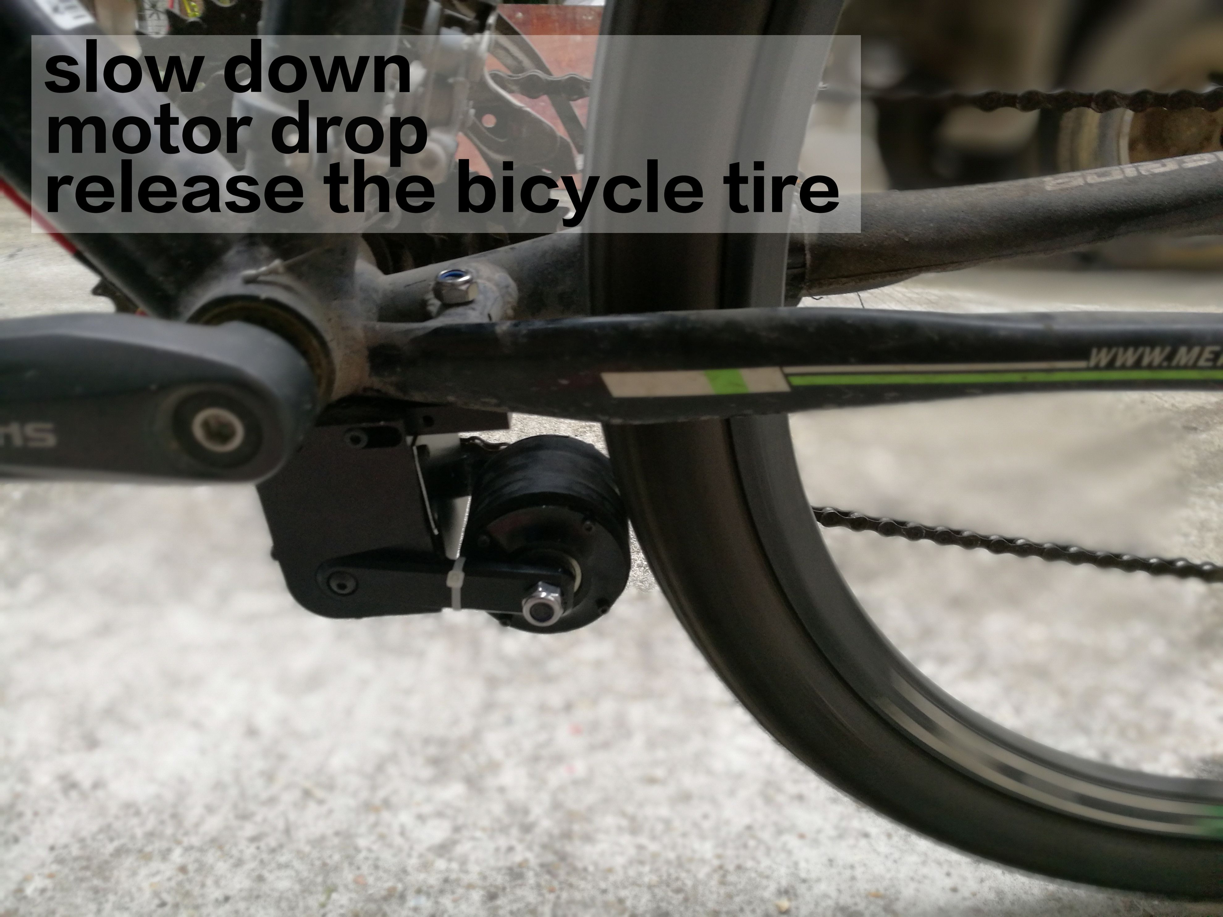 Bicycle Booster Friction Drive Conversion Kit Booster+Controller