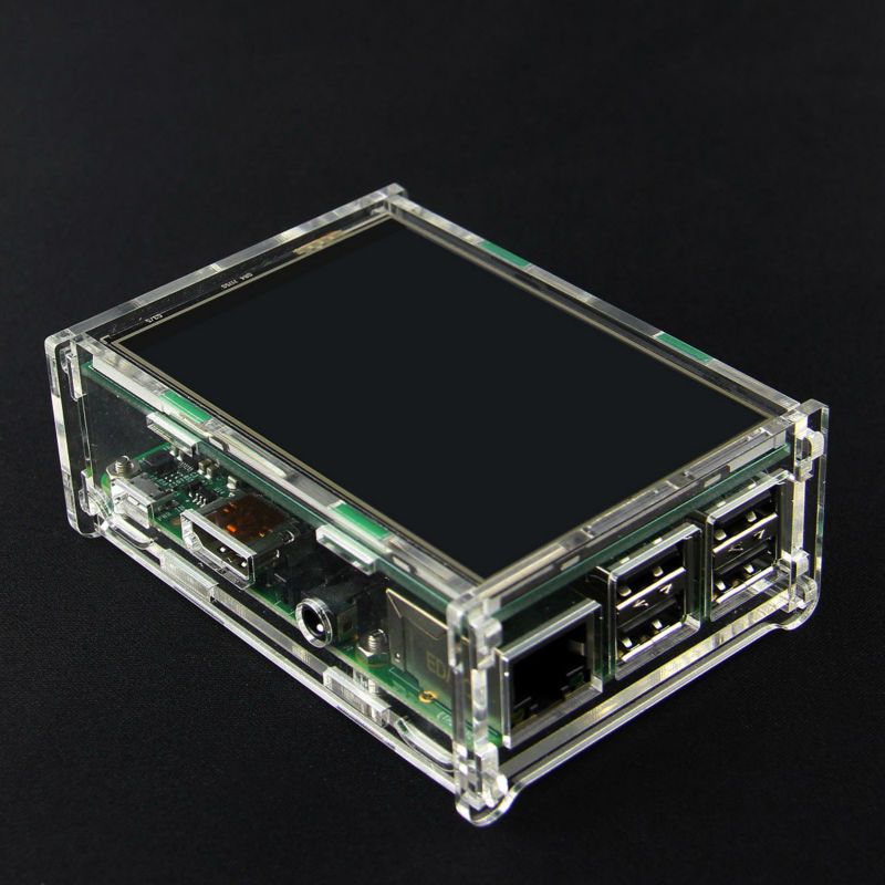 Boîtier pour écran tactile LCD Raspberry Pi 2 B, Raspberry Pi 3 B, Raspberry  Pi B +