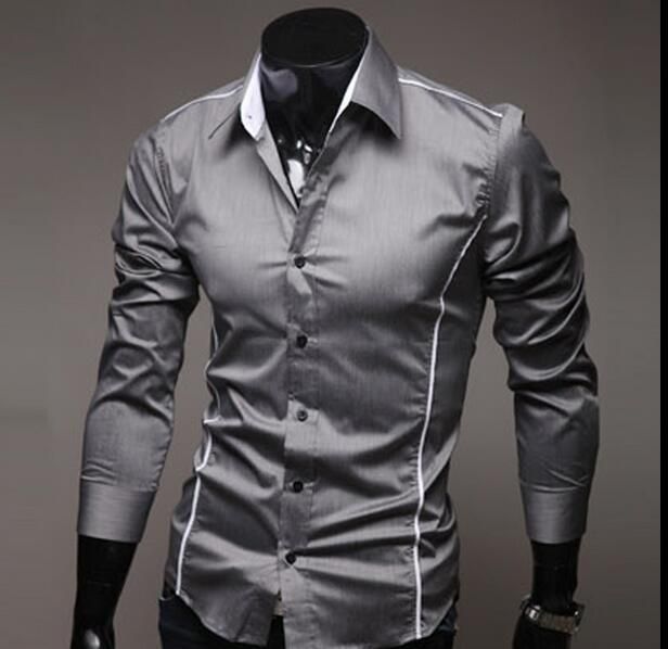 white designer dress shirt