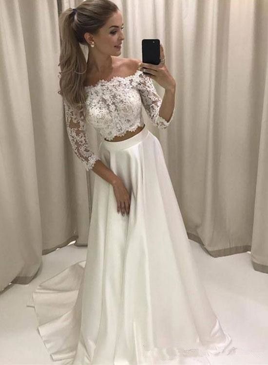 Trendy Two Pieces Prom Dresses 2018 Off 