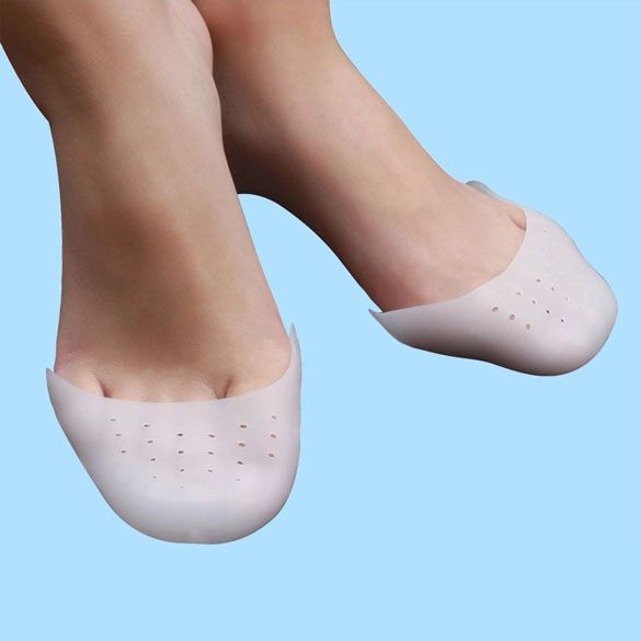 1 Pair Silicone Foot Care Protector Gel Toe Soft Ballet Pointe Dance Shoes Pads
