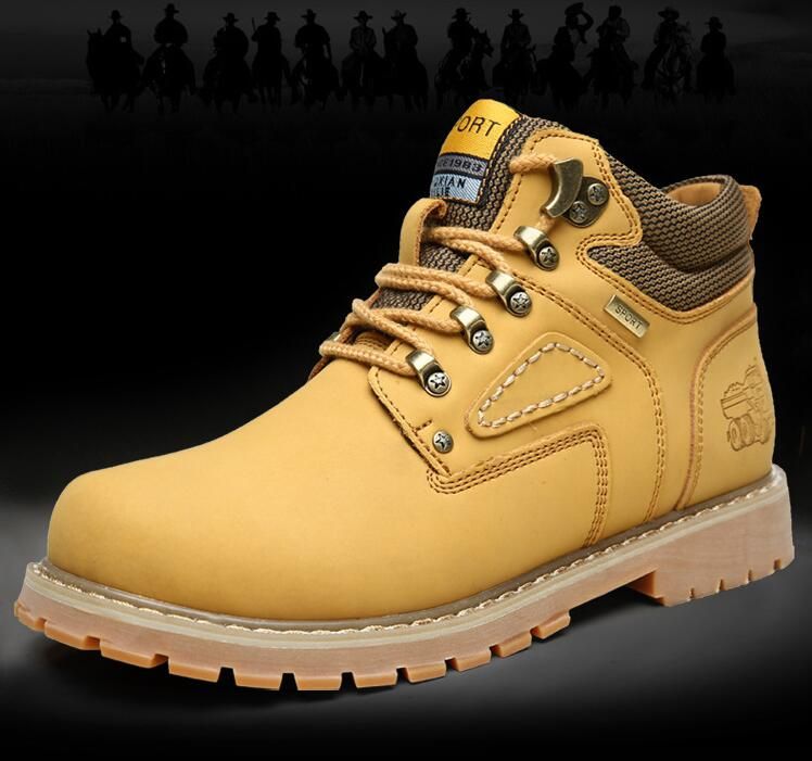 mens work boots no laces