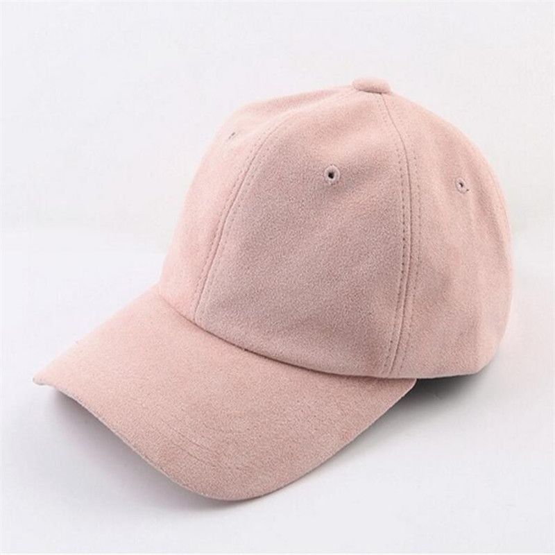 Suede Baseball Golf Cap Adjustable 