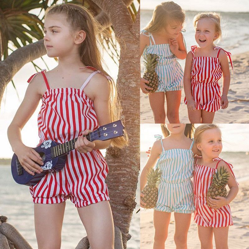 girls summer playsuit