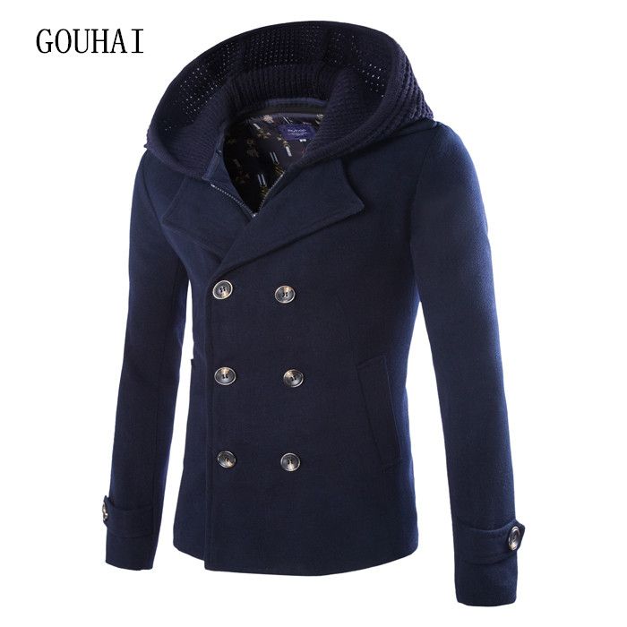 abrigo peacoat hombre