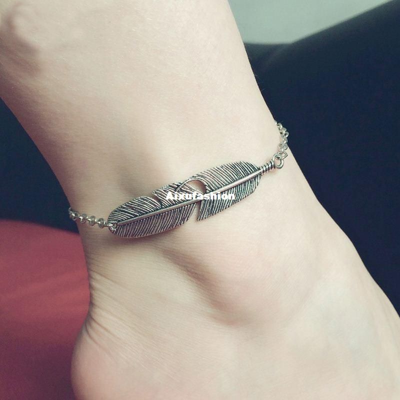 real silver ankle bracelets