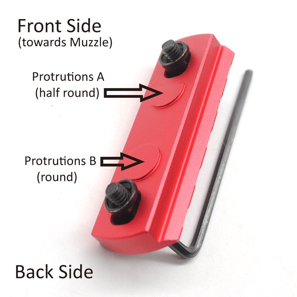 keymod rail section half