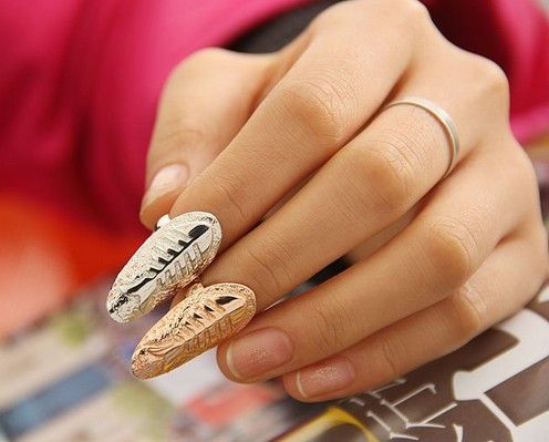fingernail rings fashion