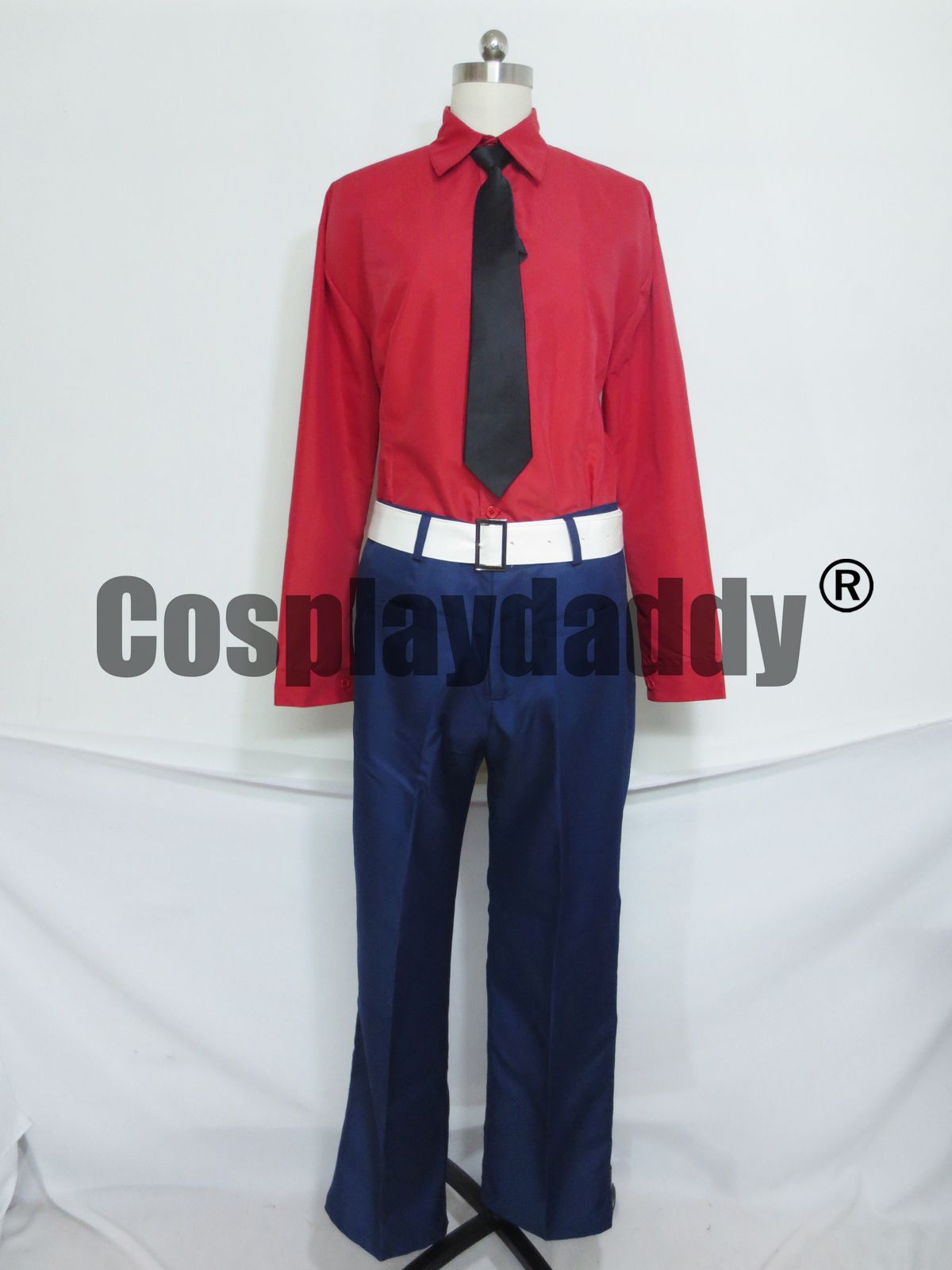 Tokyo Ghoul Tsukiyama Shuu Red Suit Uniform Cosplay Costume Custom-made