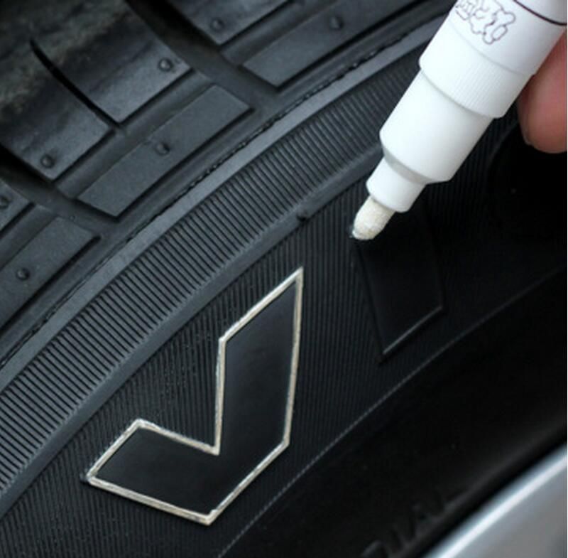 wasserdichte Permanent Paint Marker Pen Auto Reifen Reifen Lauffläche Spitze