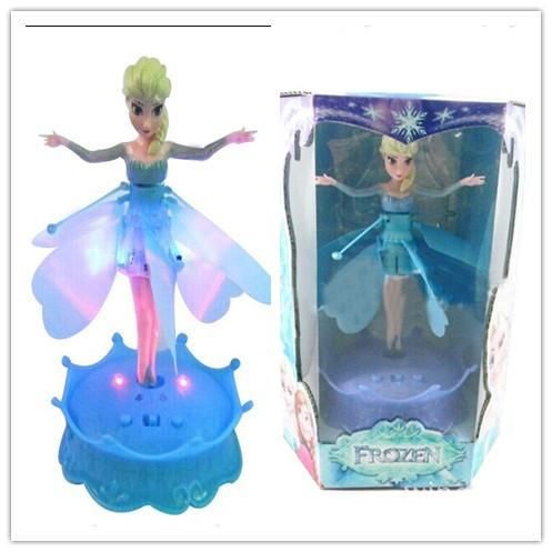 frozen flying doll