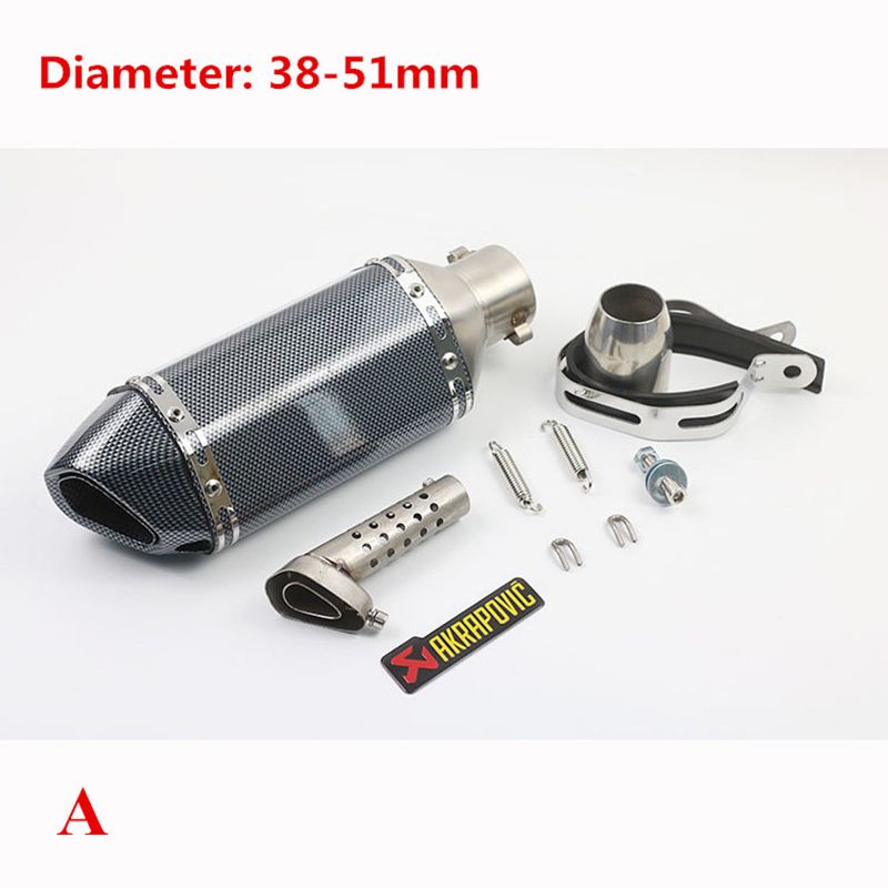 mostrar título original Detalles acerca de Universal 38-51 mm Motocicleta Suciedad Bicicleta ATV de Acero Inoxidable Tubo De Escape Silenciador mostrar título original Detalles acerca de Universal 38-51 mm Motocicleta Suciedad Bicicleta ATV de Acero Inoxidable Tubo De Escape Silenciador