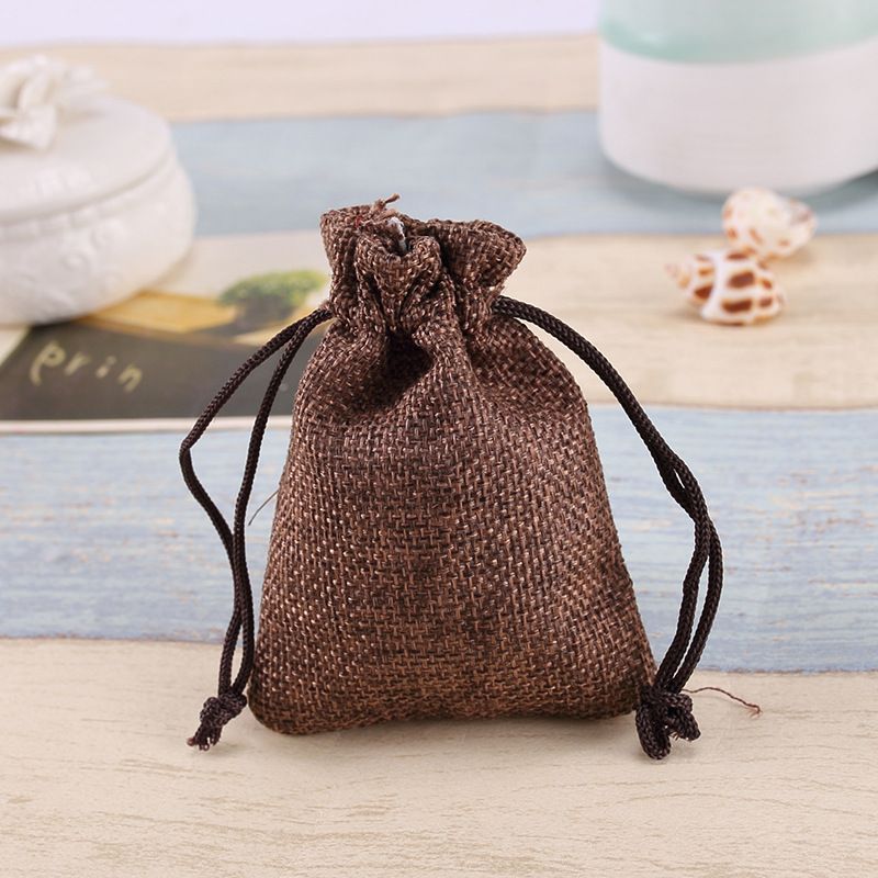 Grano De Café De Lino Almacenamiento Bolsa De Yute 1 Kg 