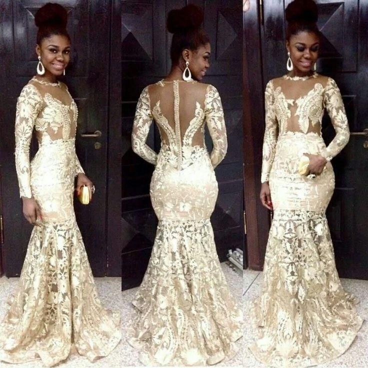 lace african dress