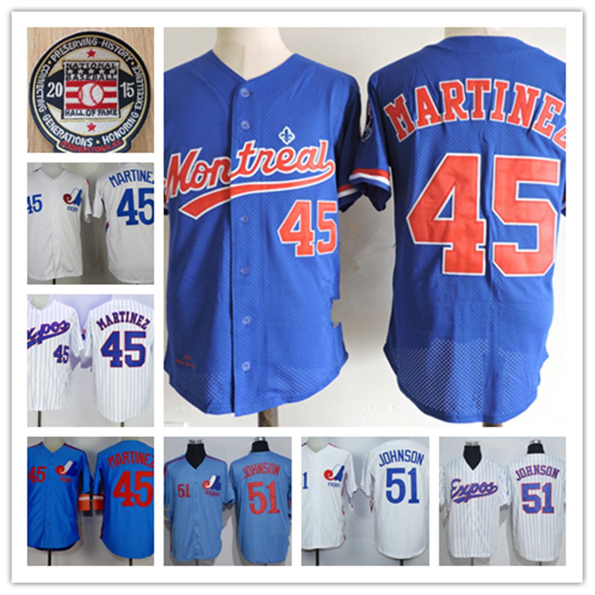 2020 Mens Randy Johnson Montreal Expos 