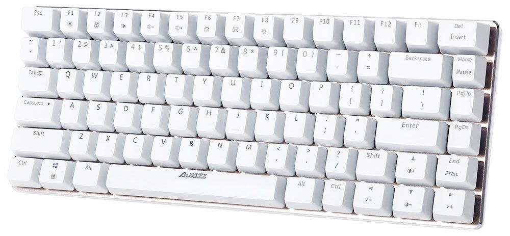 Blue Osi White Keyboard