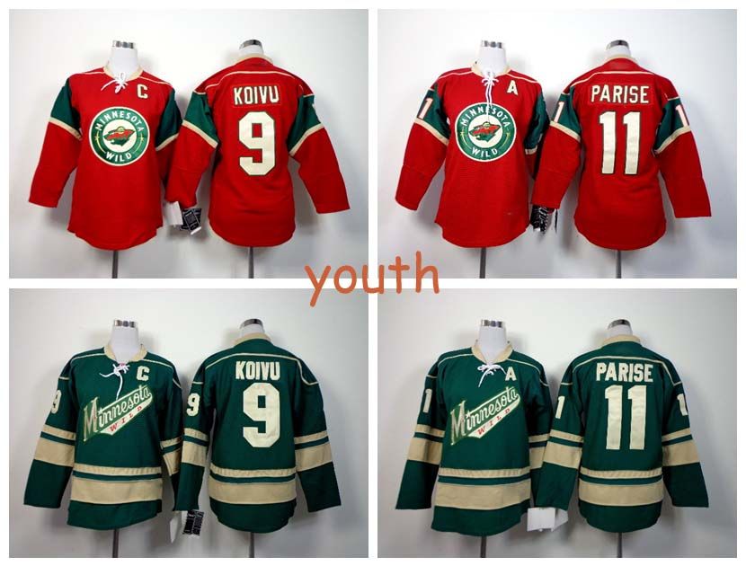 mn wild youth jersey