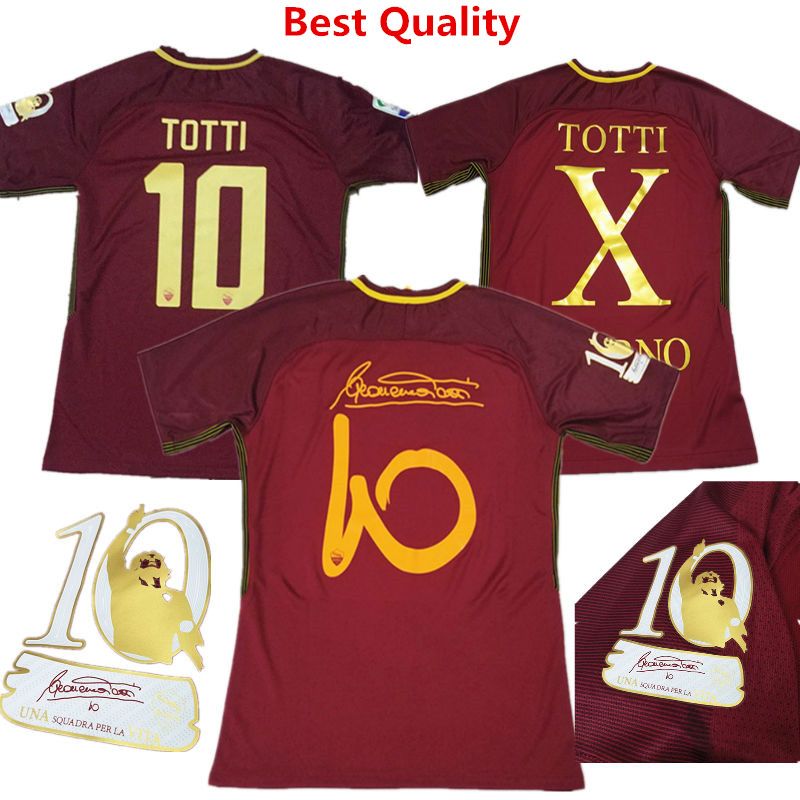 totti special edition jersey