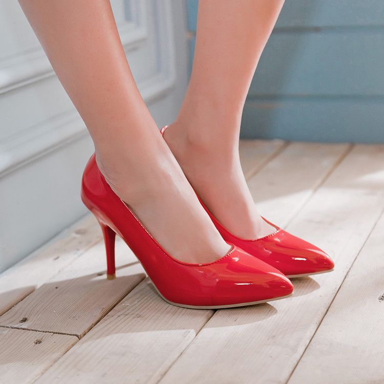 scarpe col tacco rosse