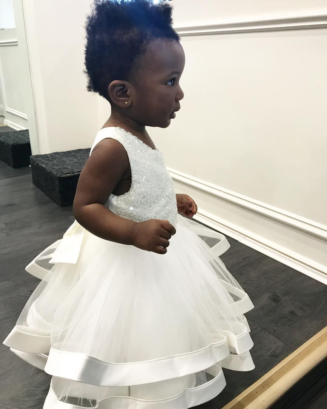 South Africa Flower Girl Dresses For Weddings Bow Tiered Beads