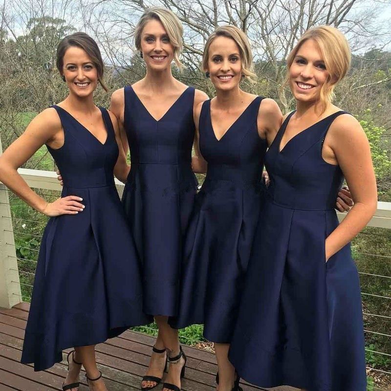 navy bridal dresses