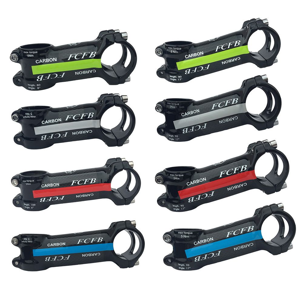 3k Mountain Road Bike Stem 6 ˚ FCFB Alliage Carbone 90 mm