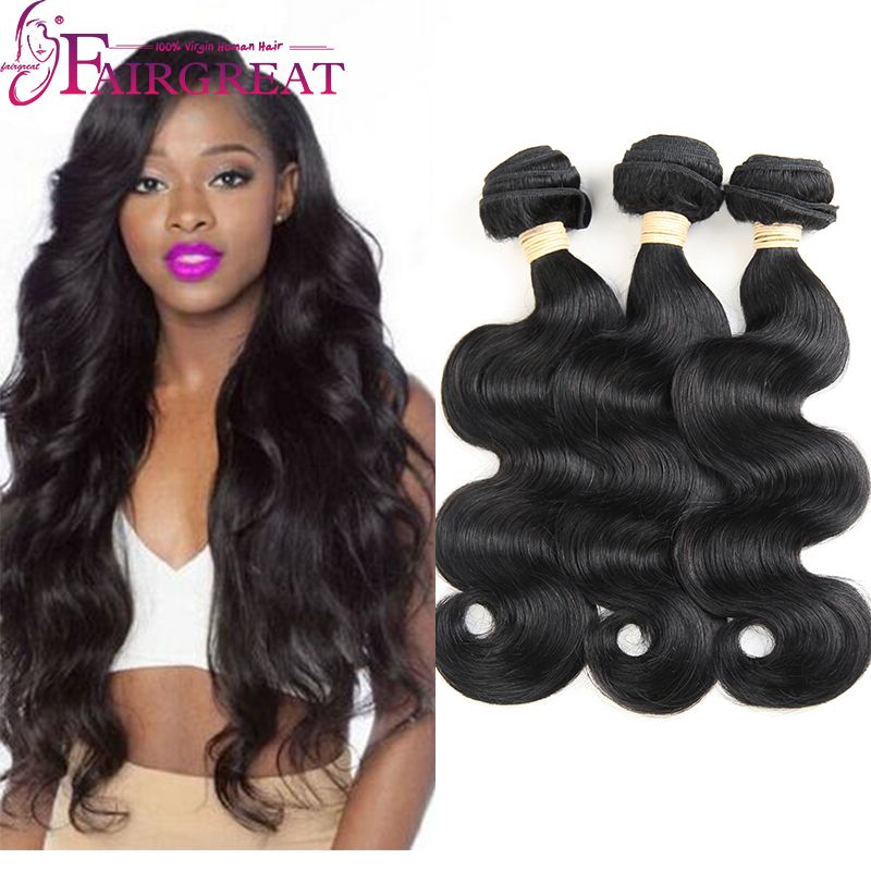 Body Wave Brazilian Human Hair Weaves Mink Unprocessed Human Hair
