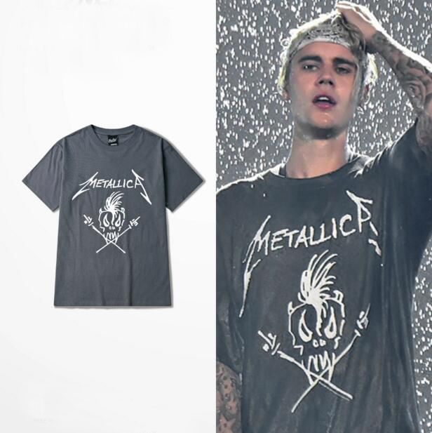 Grey Metallica T Shirt 2025