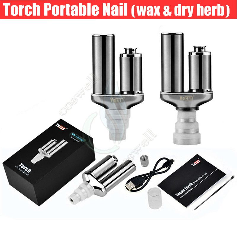 Original Yocan Torch Portable Domeless ENail Kit Wax Dry Herb 2in1